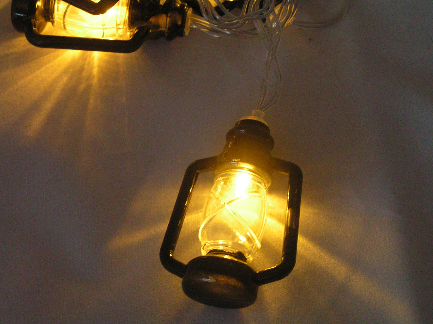 die kleine Grubenlampen Lichterkette 20er