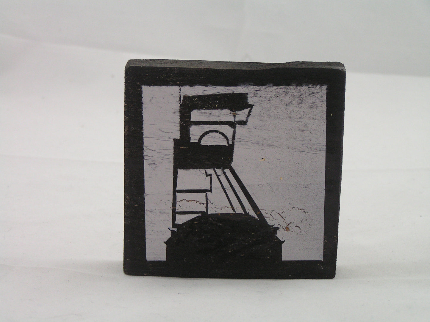 Palettenstück shwarz Zeche Holland mit Lohnhalle