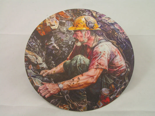 Blechschild "Miner at Work 3"