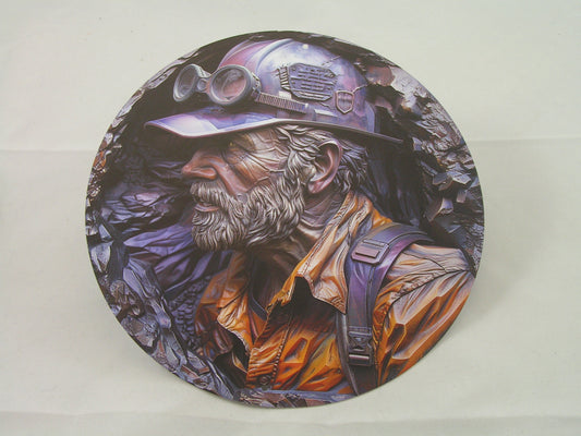 Blechschild "Miner at Work 2"